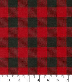 Buffalo plaid fabric in red and black Soft Cone for Dogs