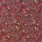 Red bandana flannel fabric