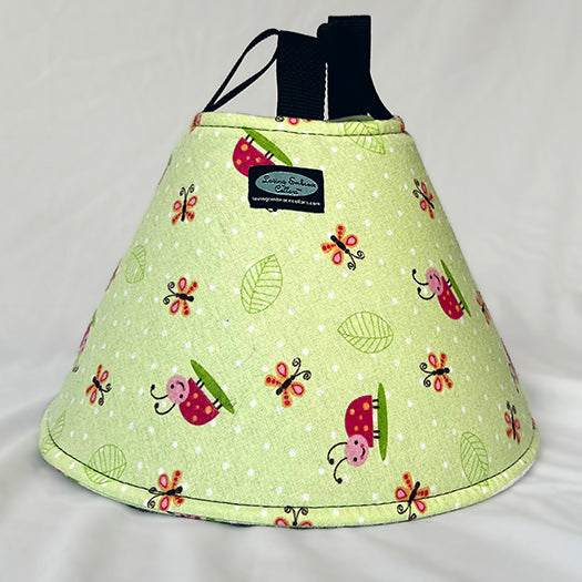 Soft Cone for Dogs with ladybug fabric